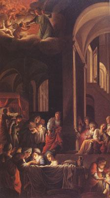 Carlo Saraceni The Birth of the Virgin (mk05) France oil painting art